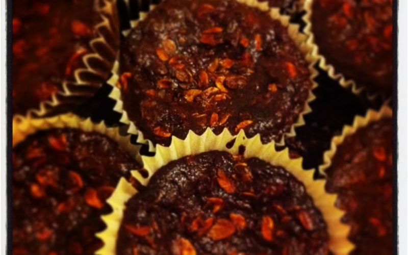 Recipe: Chocolate Oat flake protein muffins