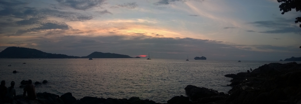 Sunset at Patong beach