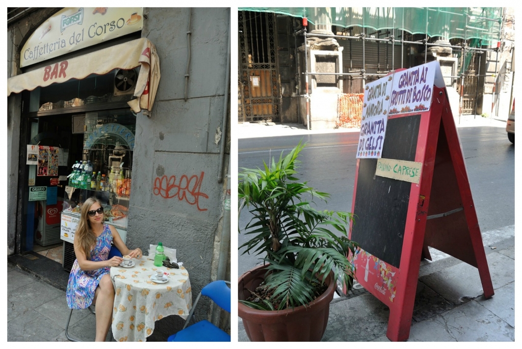 A charming, little sidewalk caffee