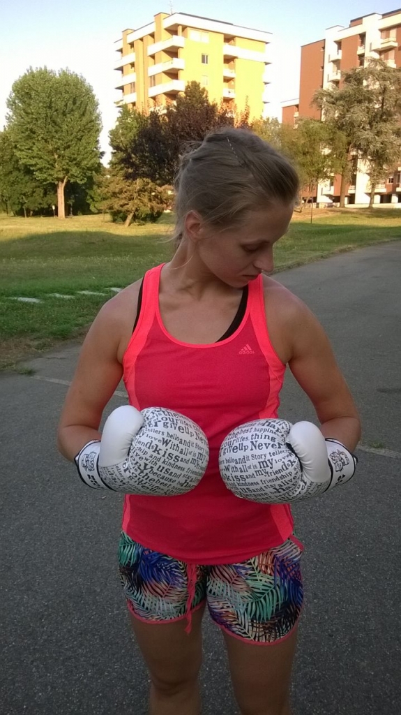 After my Muay Thai (Thai kick box) lesson in park