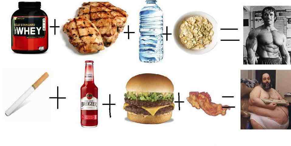healthy food vs junk food