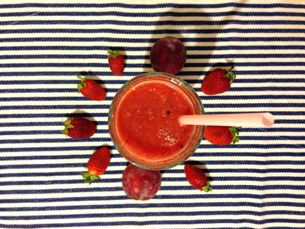 Strawberry and watermelon smoothie