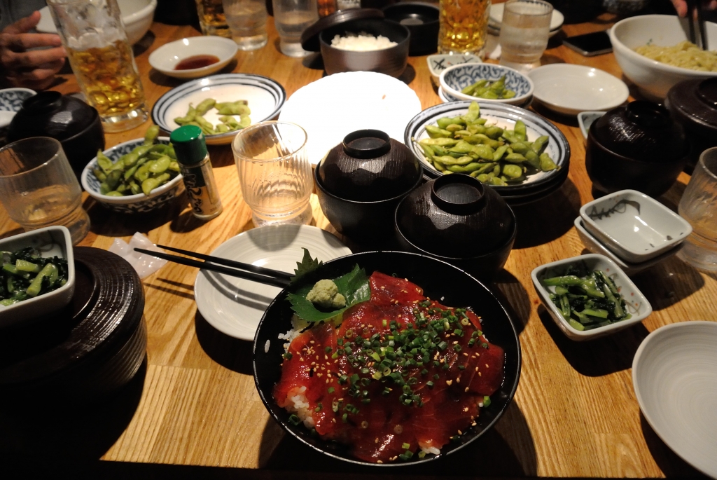 Japanese lunch table