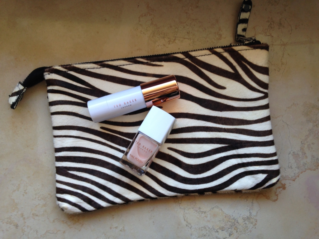 Ted Baker nail polish and Zara bag