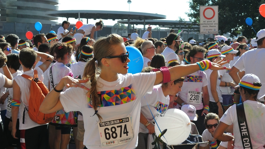 The messy fishtail braid for the Color run