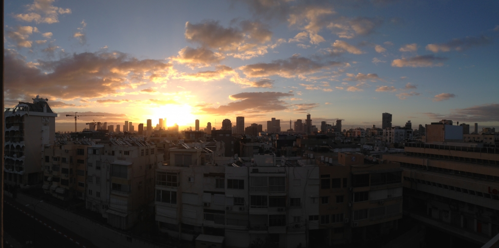 Sunrise over Tel Aviv by Miss Athètique