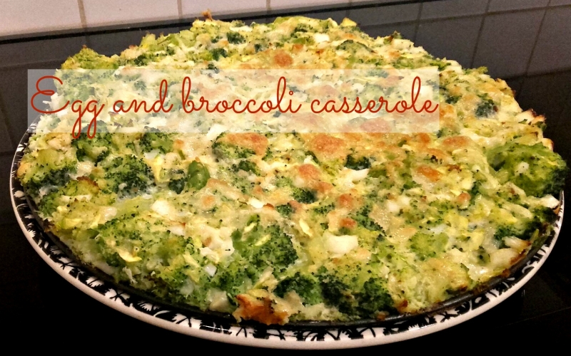 Fit and healthy egg and broccoli casserole