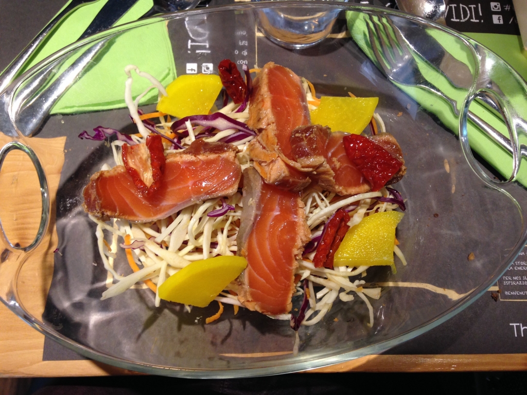 Salmon salad