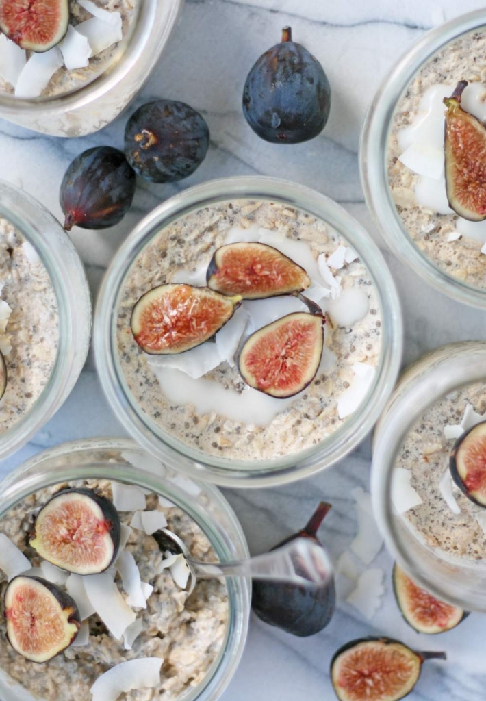 overnight oats with chia seeds recipe | www.missathletique.com