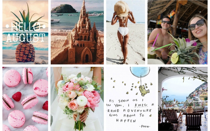 August mood board or pack your bags, pals!