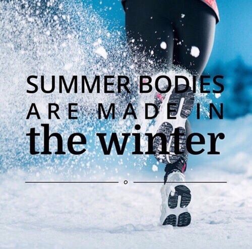 sumemr bodies are made in the winter